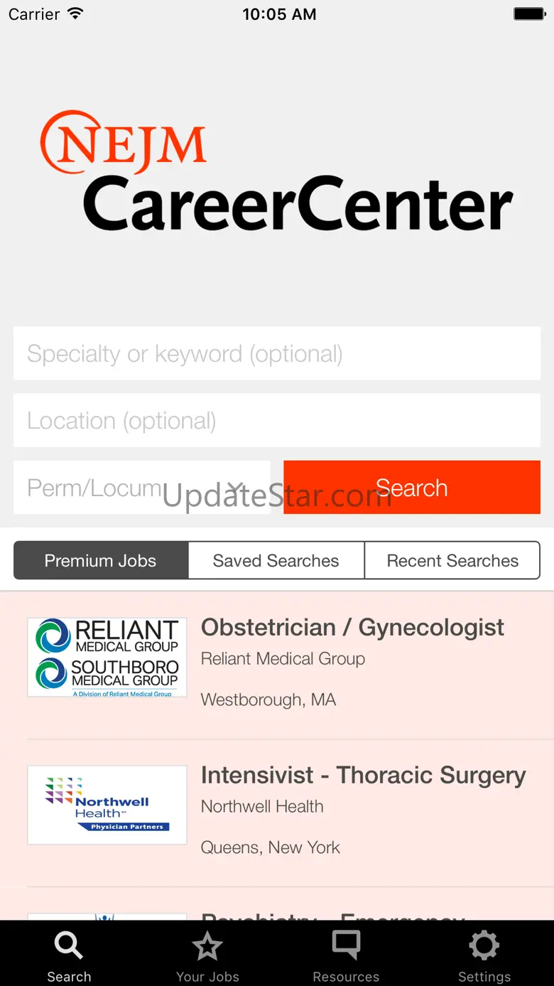 NEJM CareerCenter 4.12.1