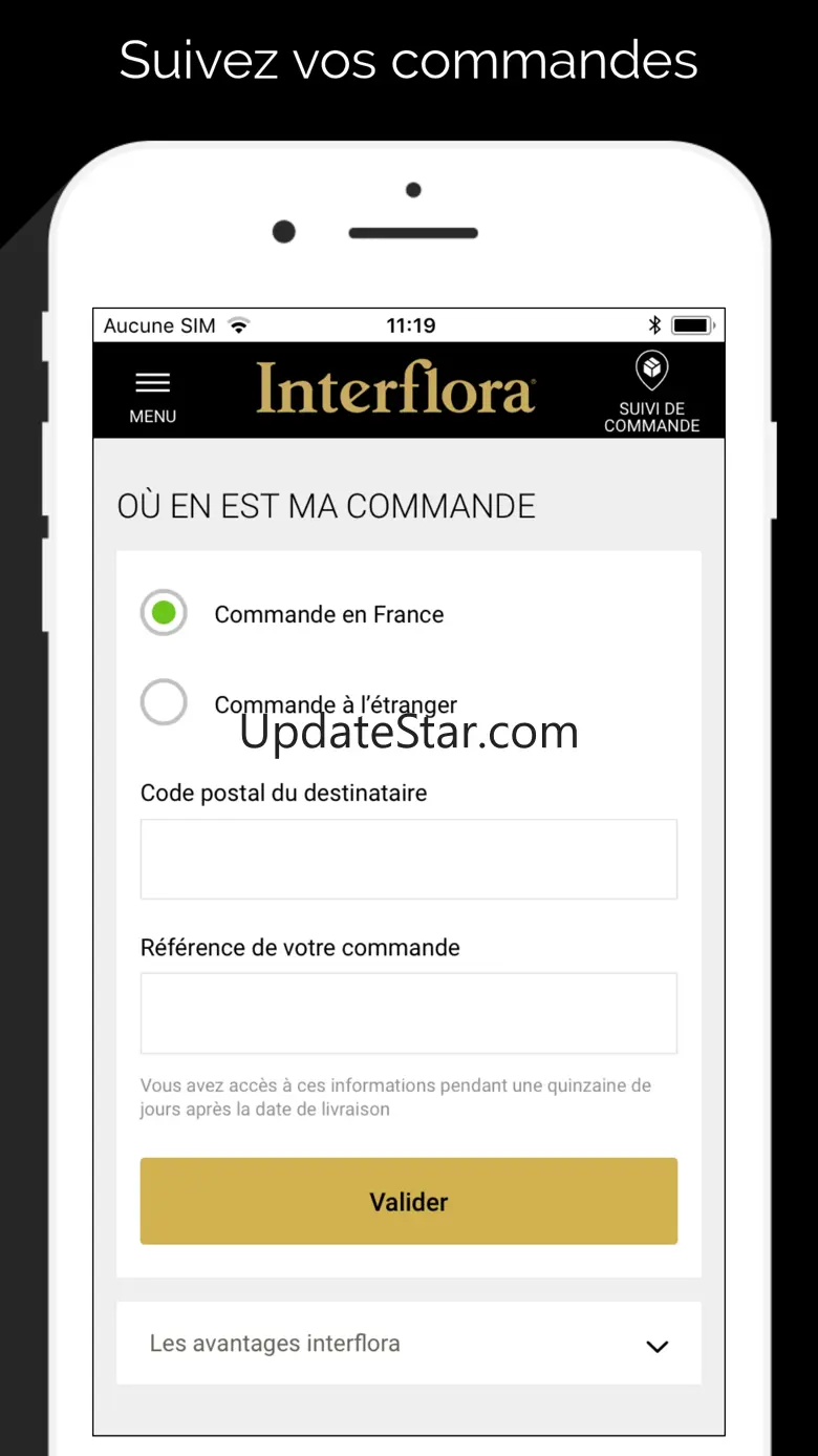 Interflora livraison de fleurs 1.6