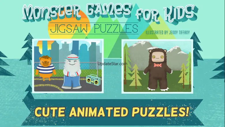 Monster Games for Kids: Jigsaw Puzzles HD 1.40