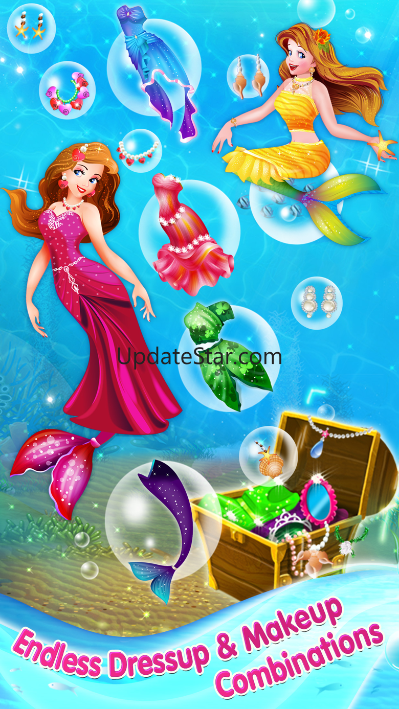 Mermaid Princess Makeover -  Dress Up, Makeup & eCard Maker Game 2.4