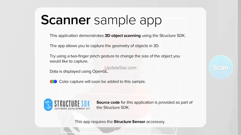 Scanner - Structure SDK 3.0.4