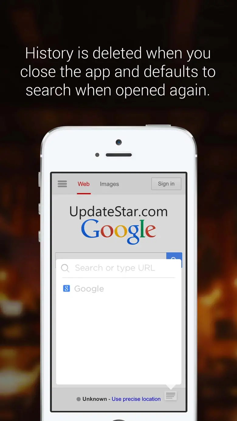 Full Screen Private Browser for iPhone 1.7