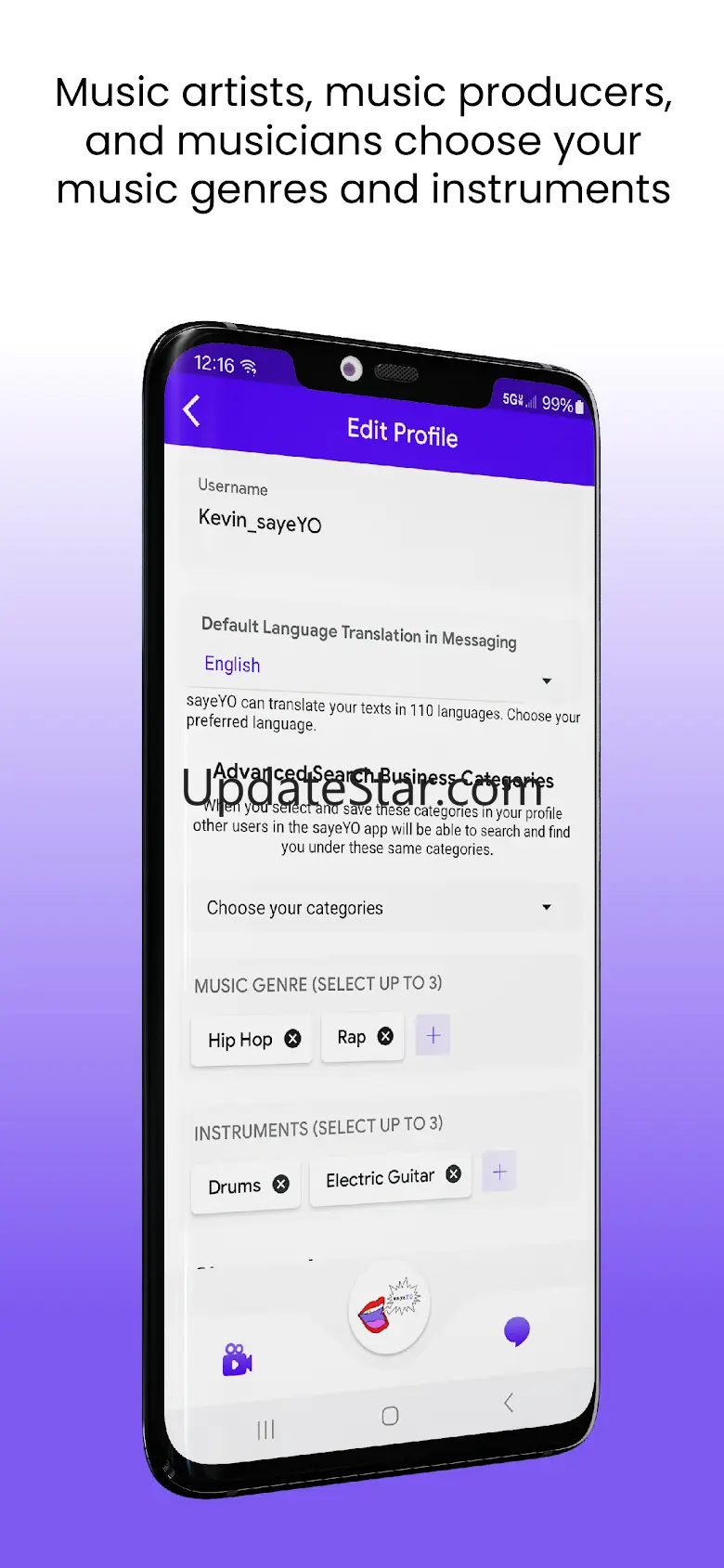 Music and song storage sayeYO 7.1