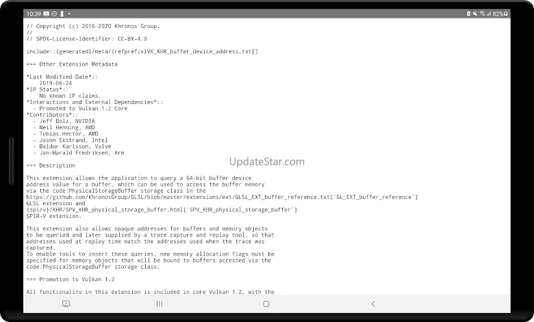 GLview Extensions Viewer 7.0.1