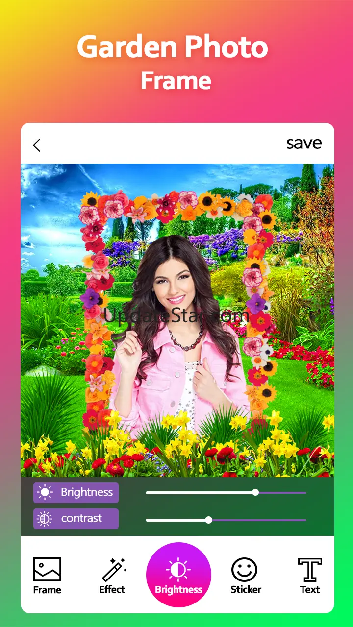 Garden Photo Frame Editor 6.4