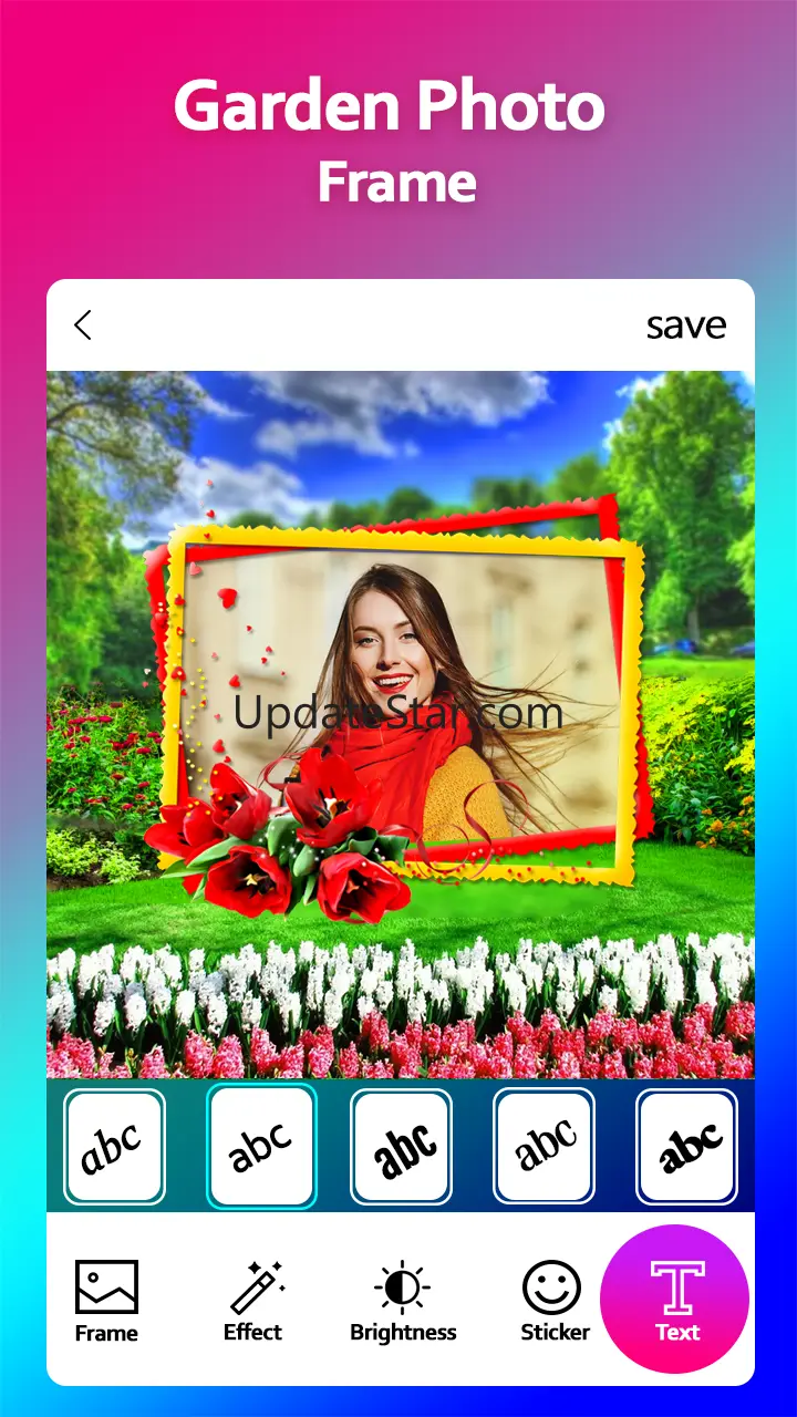 Garden Photo Frame Editor 6.4