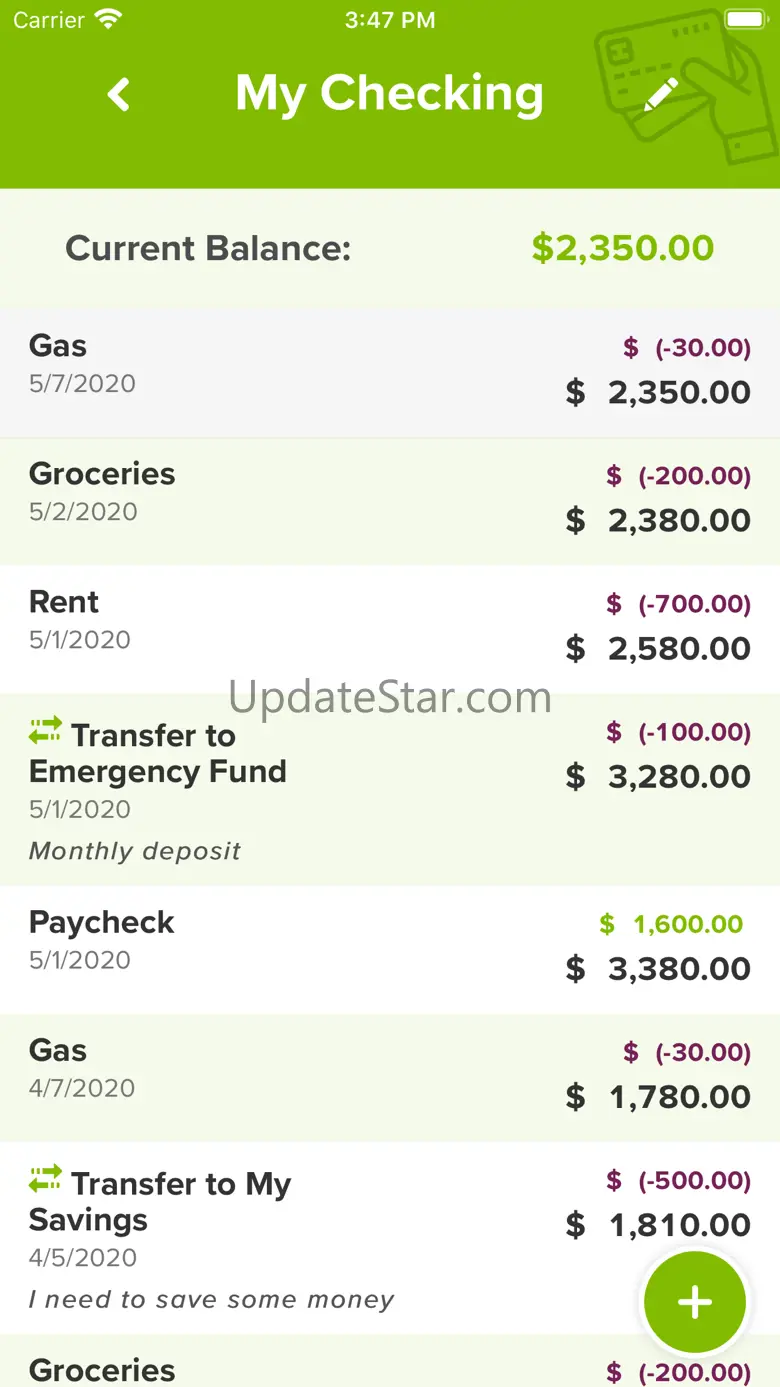 myLIFE Transaction Register 1.1.3