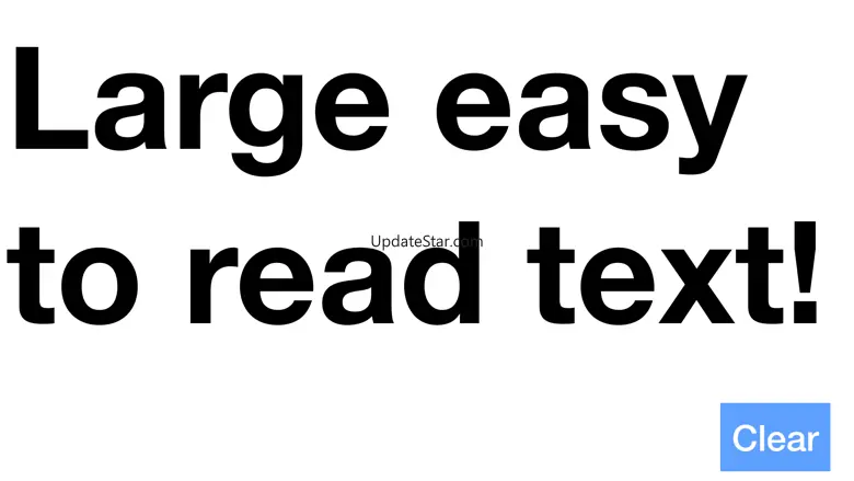 Easy Read - Large Text 1.0