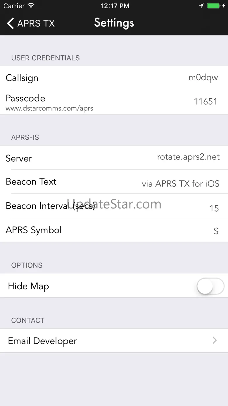 APRS TX 1.8.9