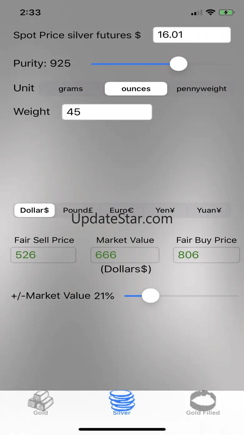 Gold Silver Pricer 2.37