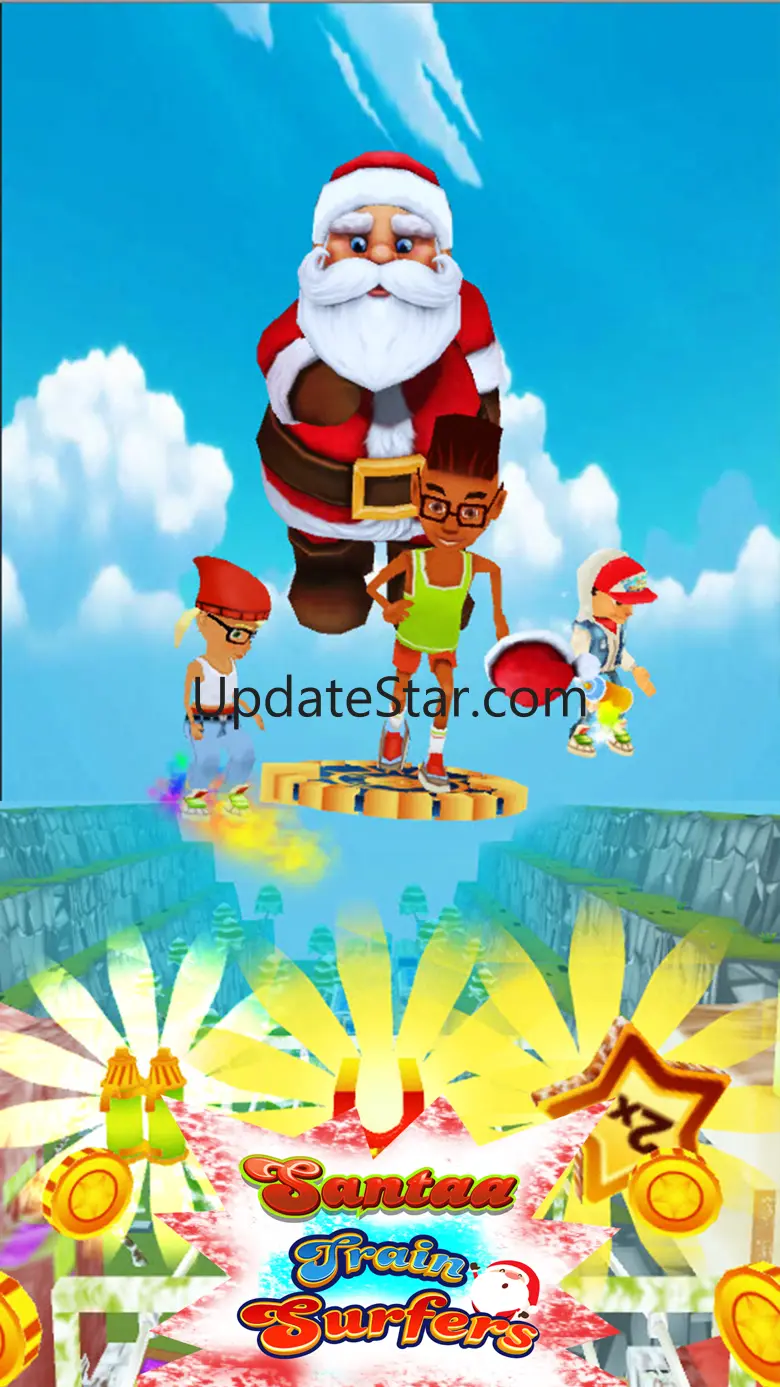 Subway Santa Running : Xmas Train Surfers 1.0