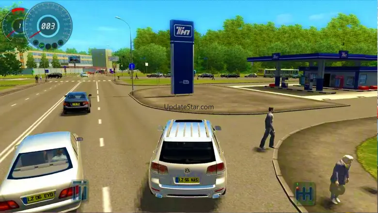 Modern City Traffic Car Drive 2.1