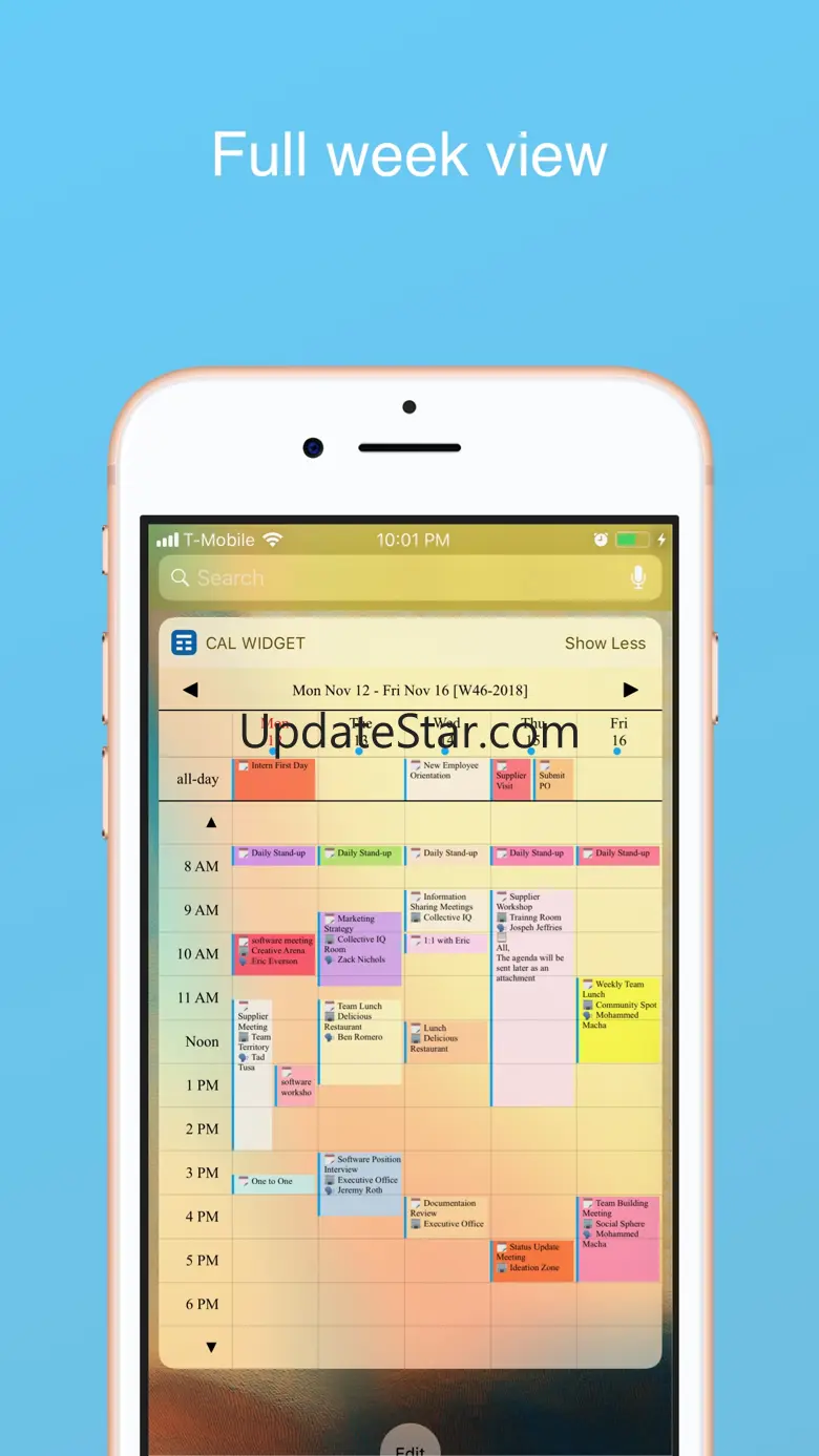 Week Calendar Widget Extension 1.7.6