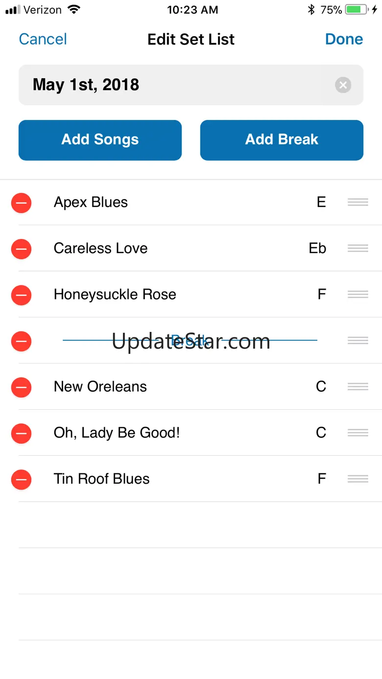 Set List Manager 1.1