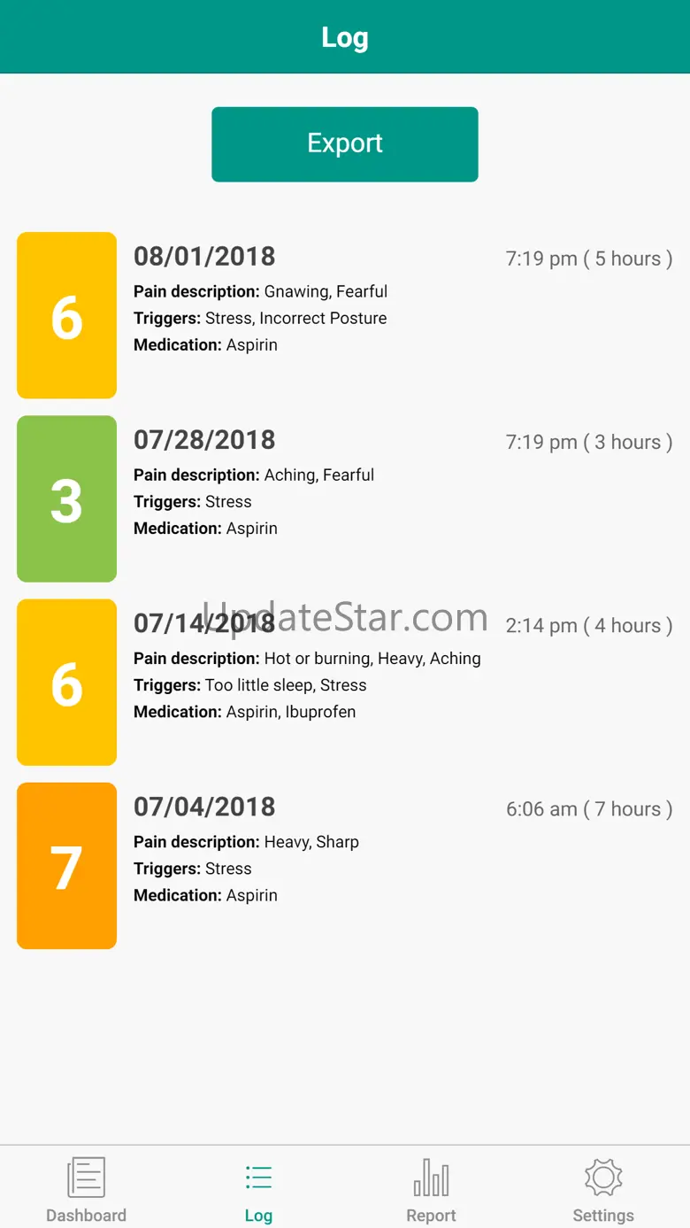 My Pain Log 1.0