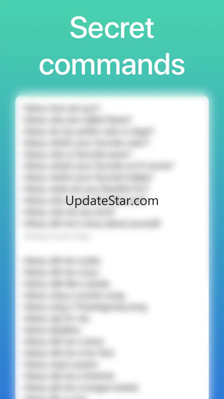 Commands for Alexa 1.24