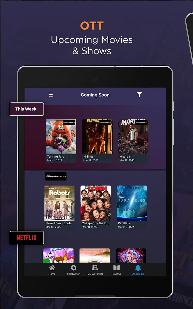 OTT Watchlist: Movie, TV Guide 2.0.19