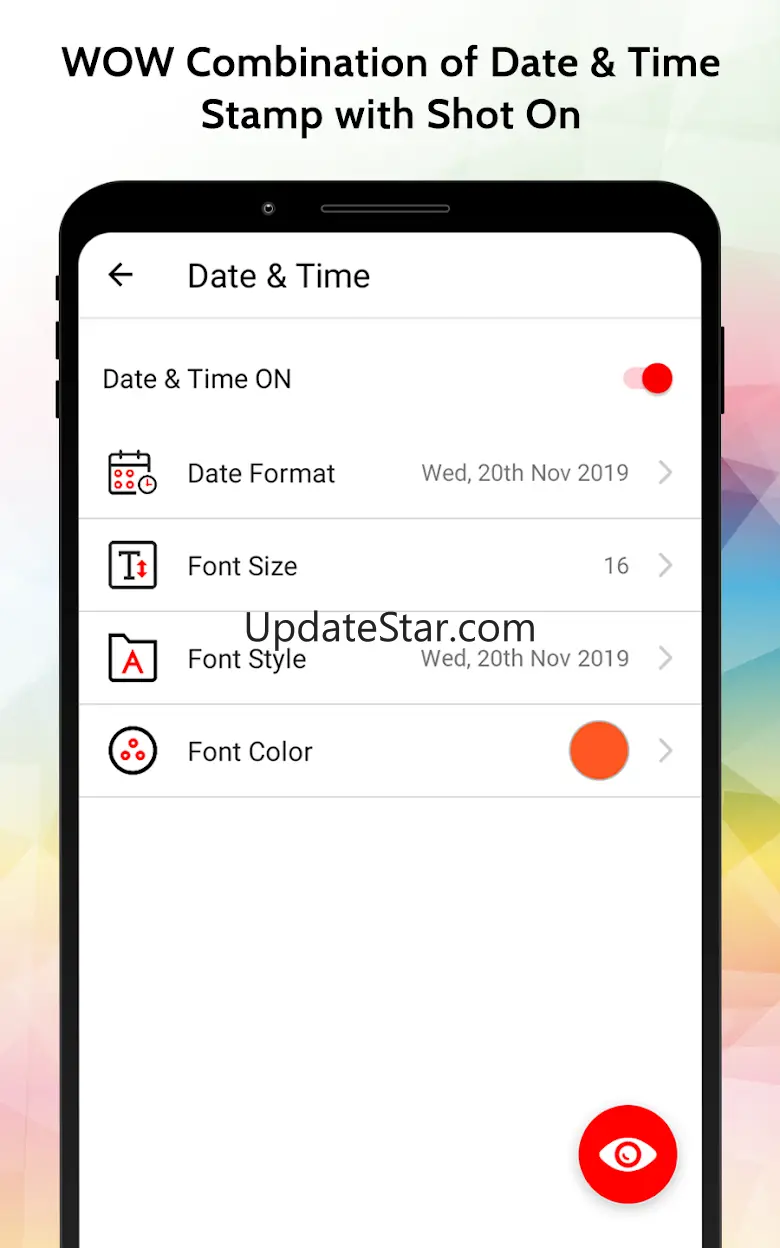 ShotOn Stamp on Gallery 1.4.4