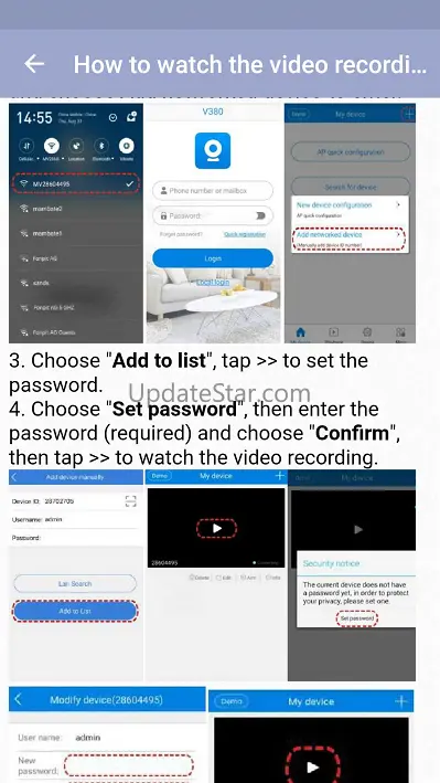 V380 Pro Wi-Fi Camera Guide 3.20.2.3