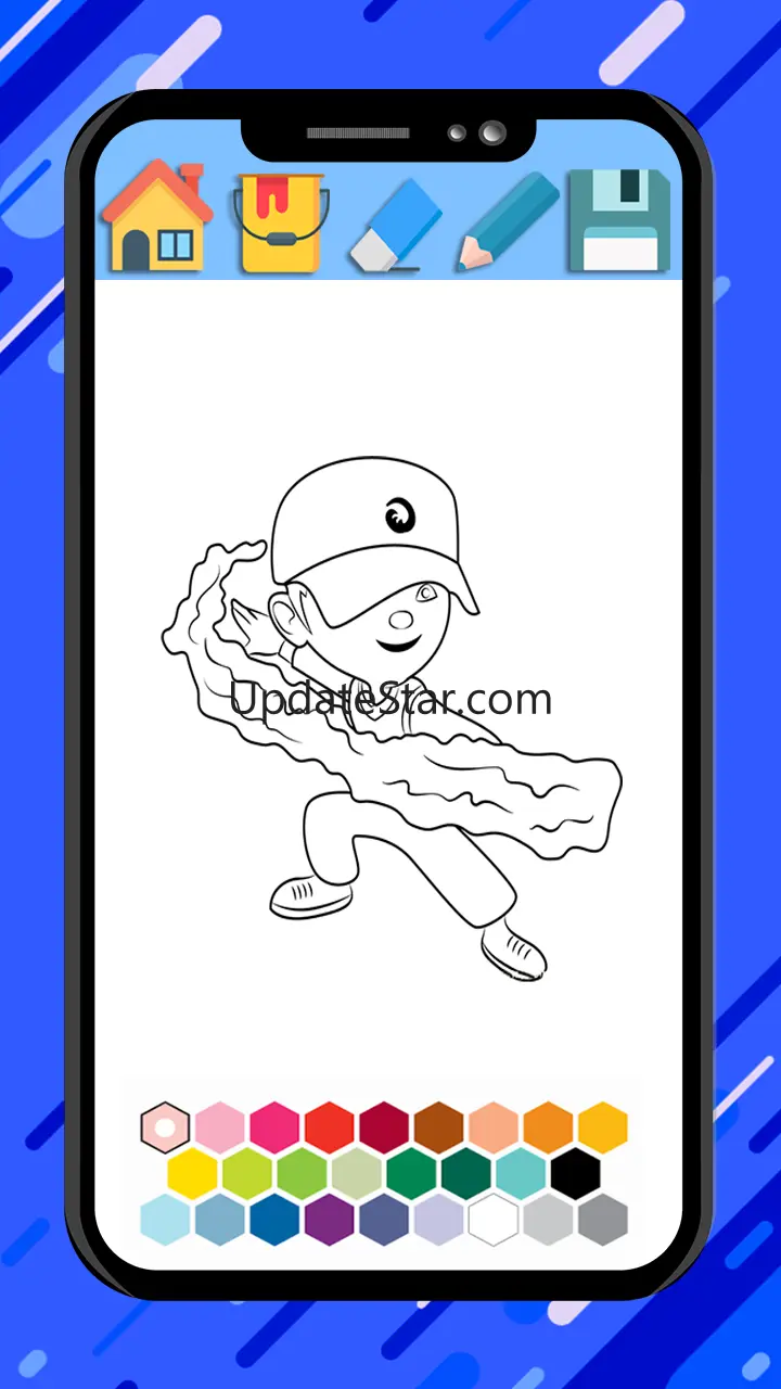 Boboiboy coloring cartoon game 4