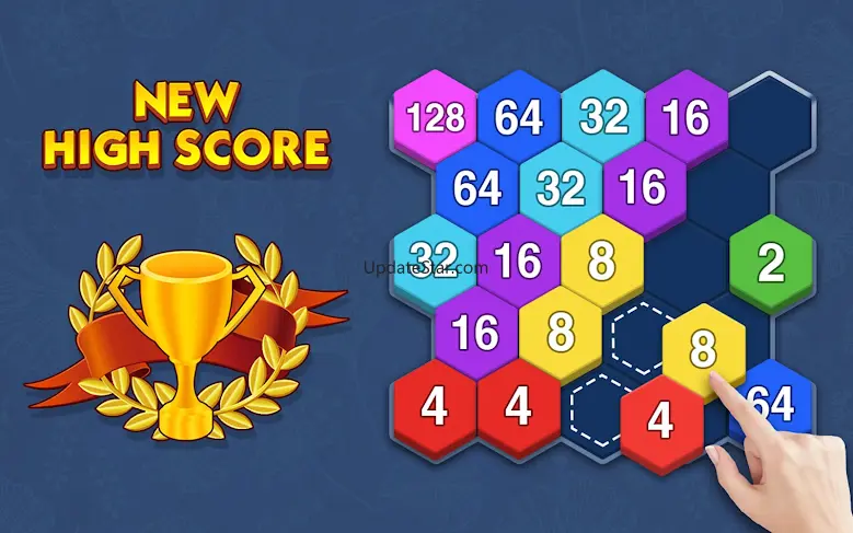Merge Block-2048 Hexa puzzle 4.6