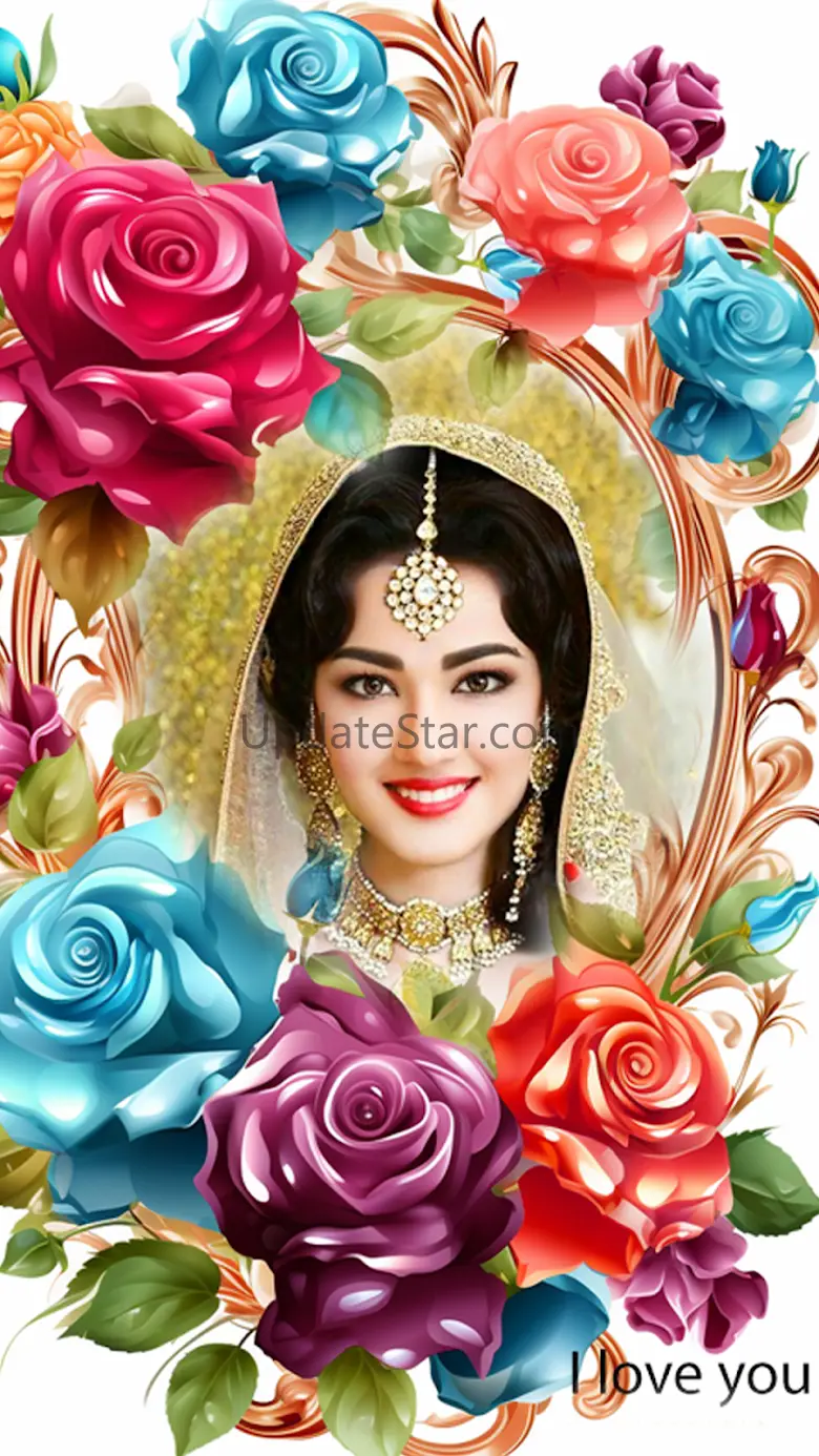 Rose Flower  Photo Frame 1.12
