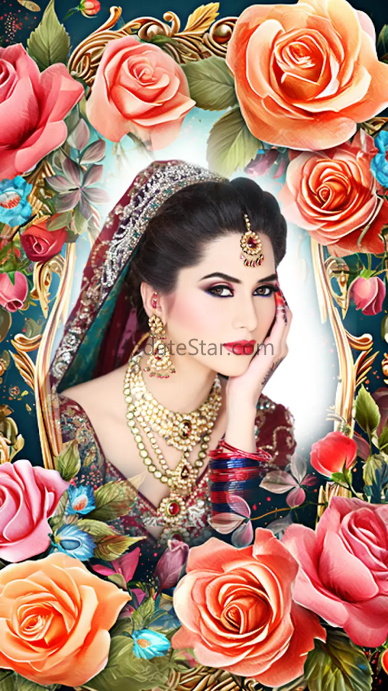 Rose Flower  Photo Frame 1.12