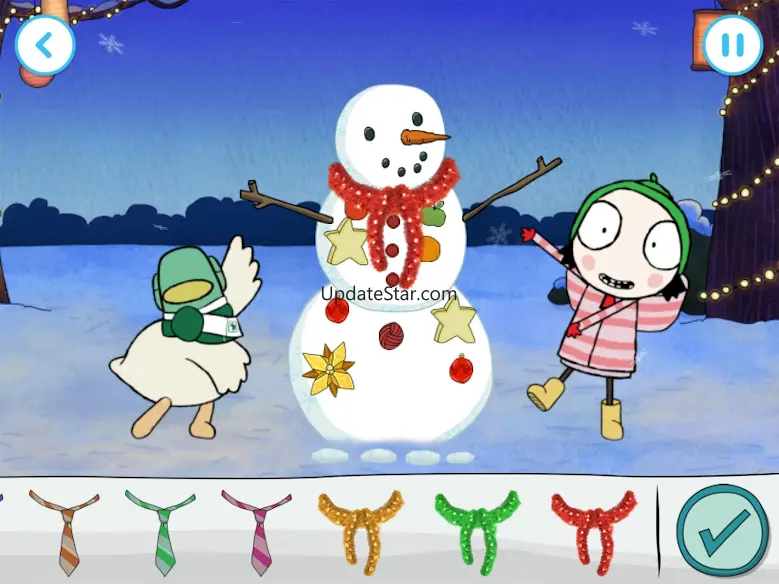 Sarah & Duck: Build a Snowman 1.1