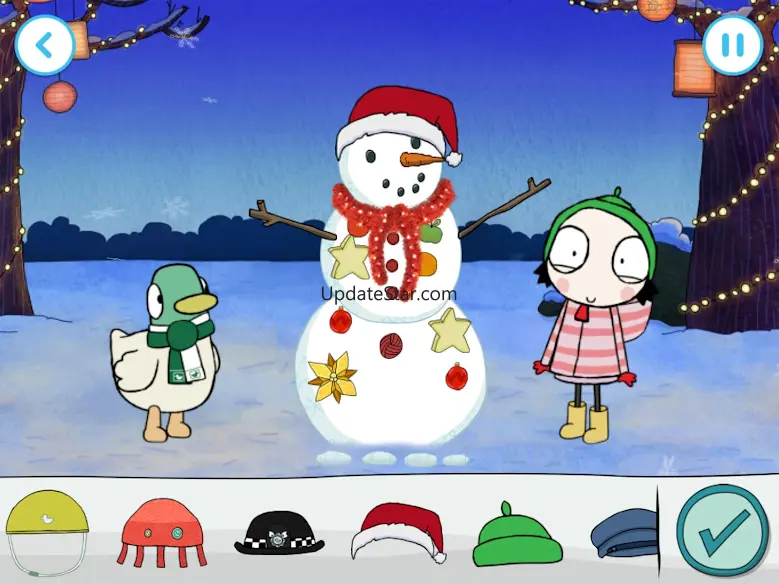 Sarah & Duck: Build a Snowman 1.1