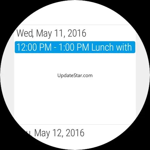 Calendar for Wear OS watches 1.0.210304