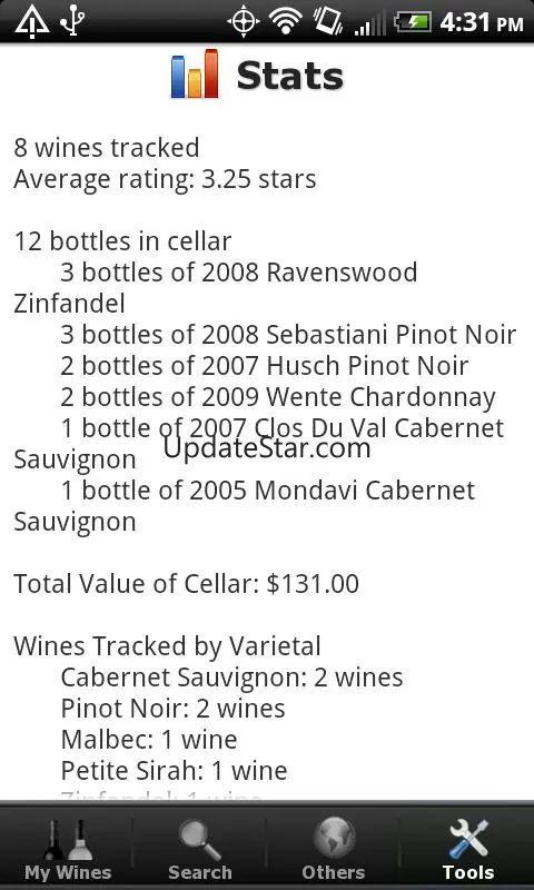 Wine - List, Ratings & Cellar 2.11