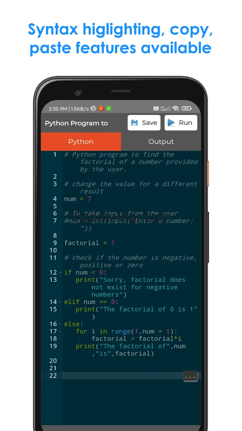 Python IDE Mobile Editor 2.0.6