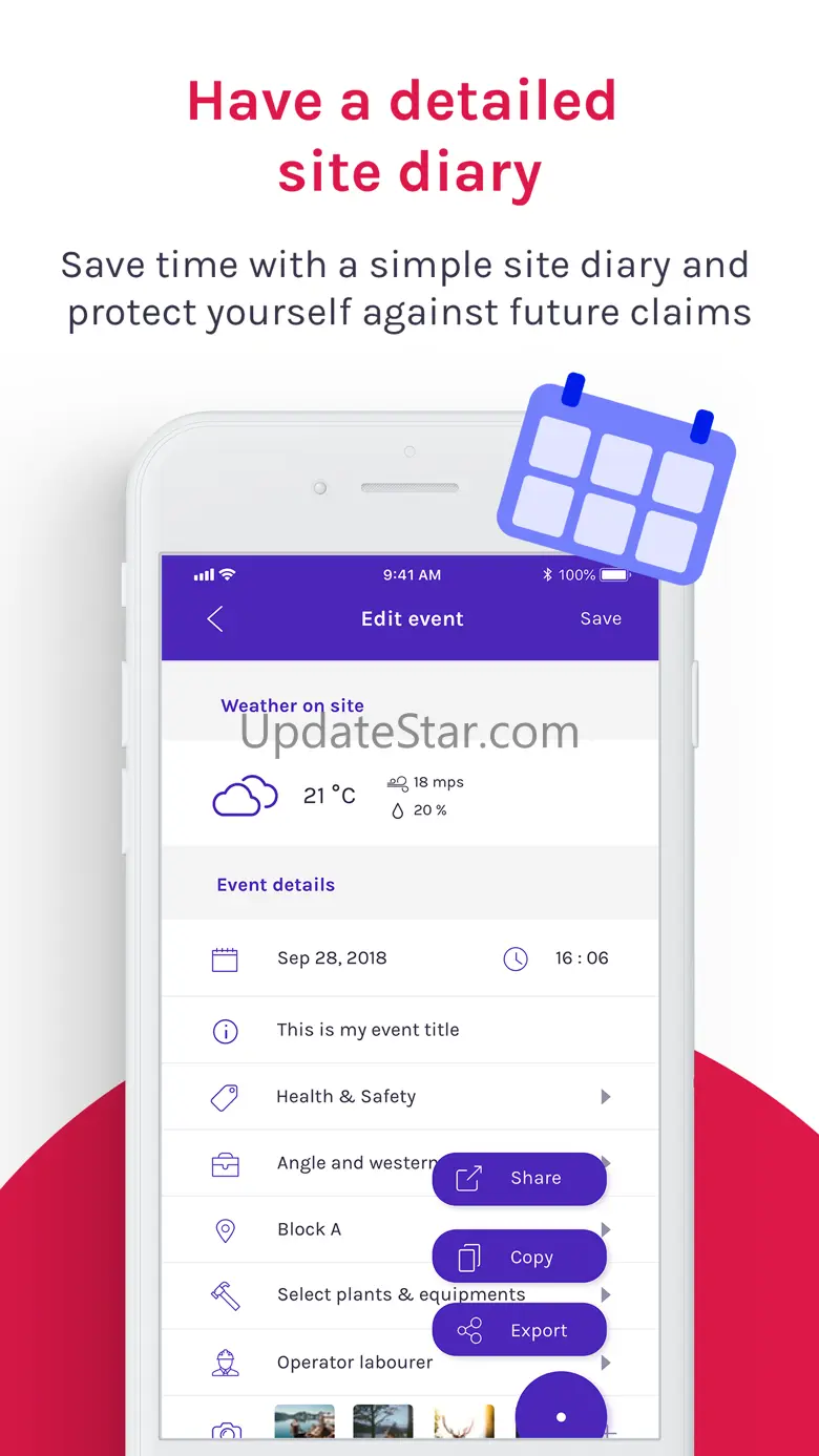 Site Diary - Construction 2.3.9