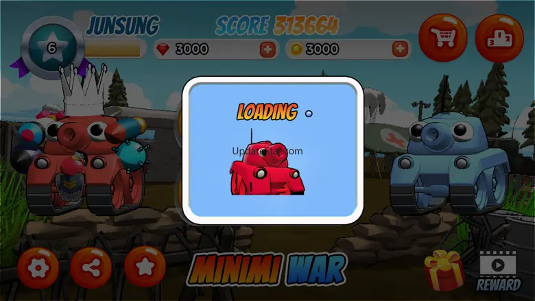 Mini Tank- Hit,Shoot,Action 1.8