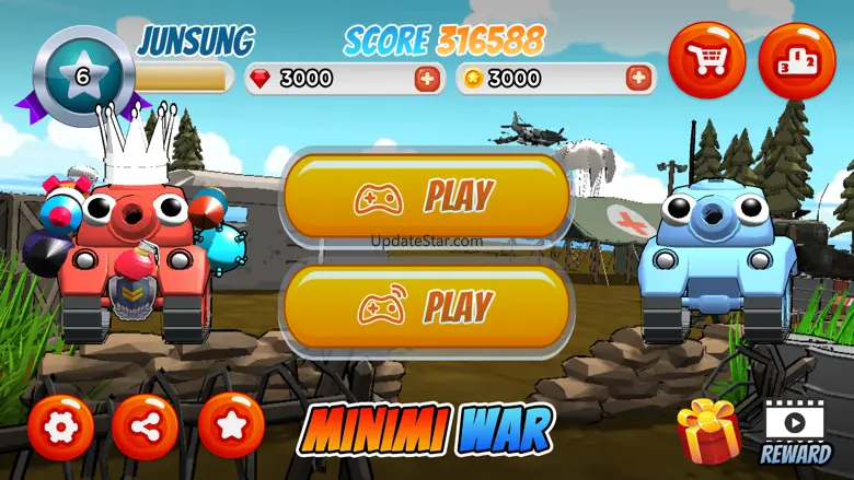 Mini Tank- Hit,Shoot,Action 1.8