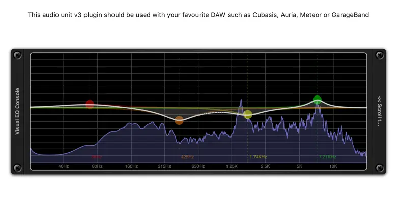 Visual EQ Console AUv3 Plugin 1.12