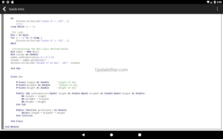 VB.NET Programming Compiler 2.6.1