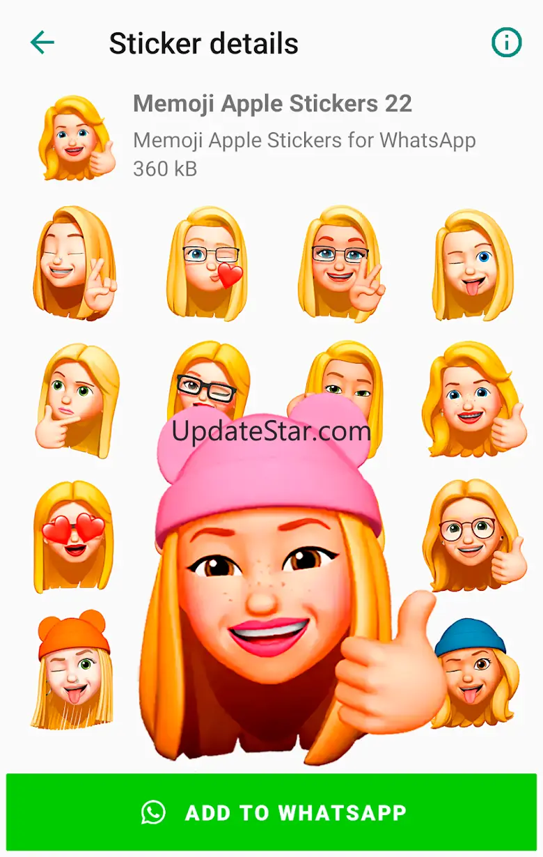 Memoji Apple for WhatsApp 2.0
