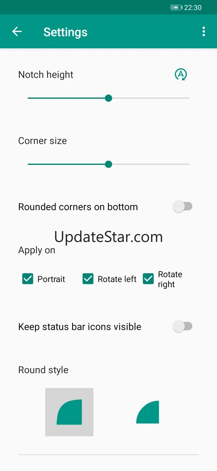 Round corners and Hide notch 1.2.9