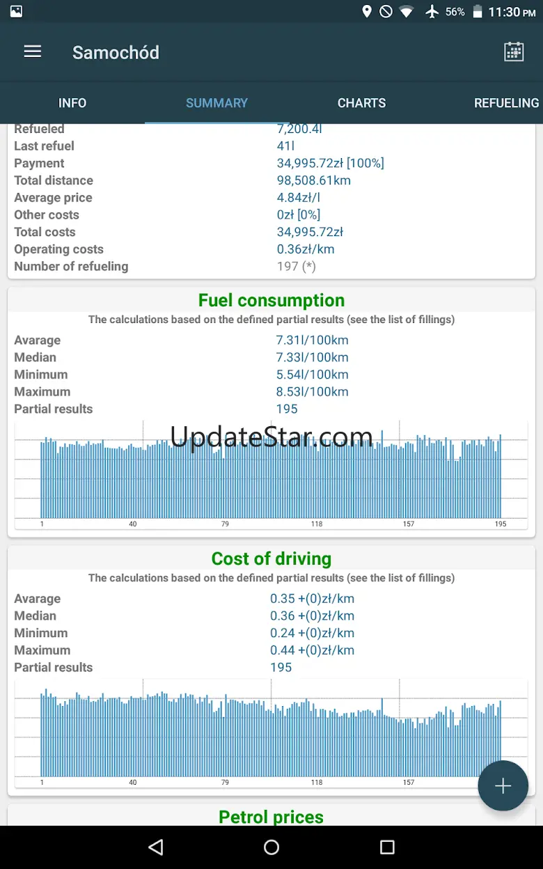 Refuel Calc 5.20