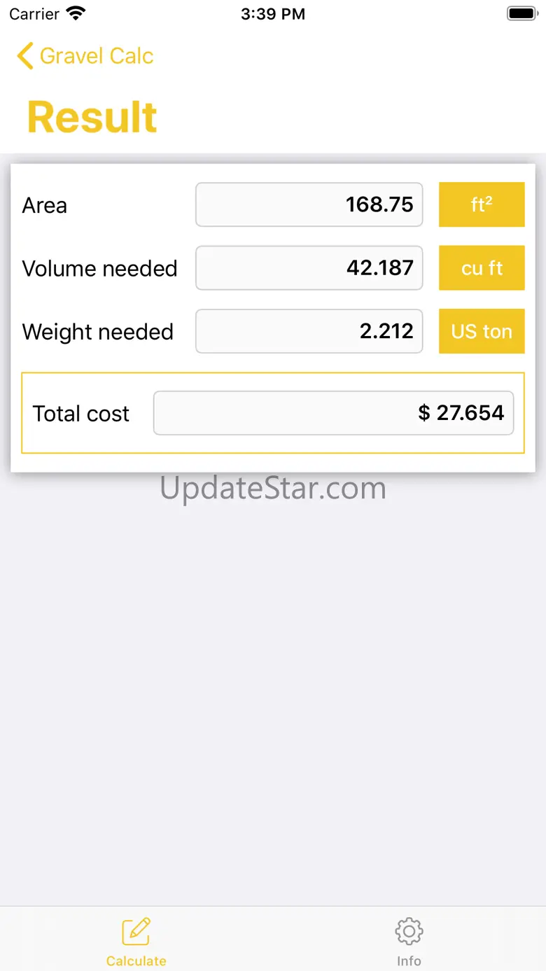 Gravel Calculator - Calc 1.1.0