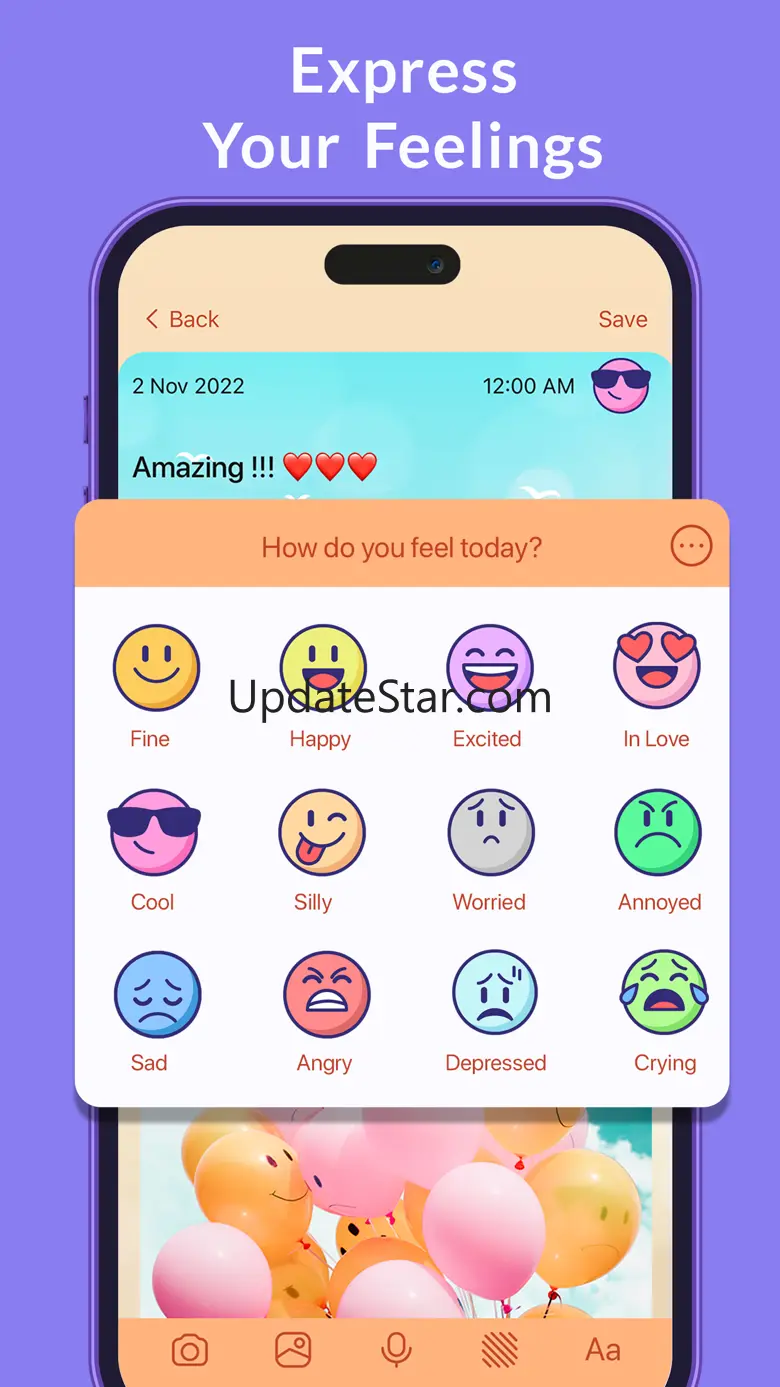 Daily Journal with Lock & Mood 1.2.1