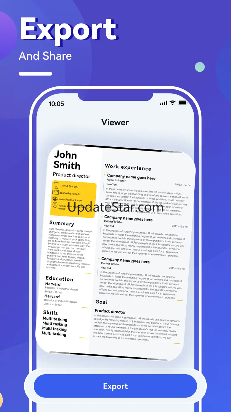 Resume Creator: CV Resume Make 1.0.3