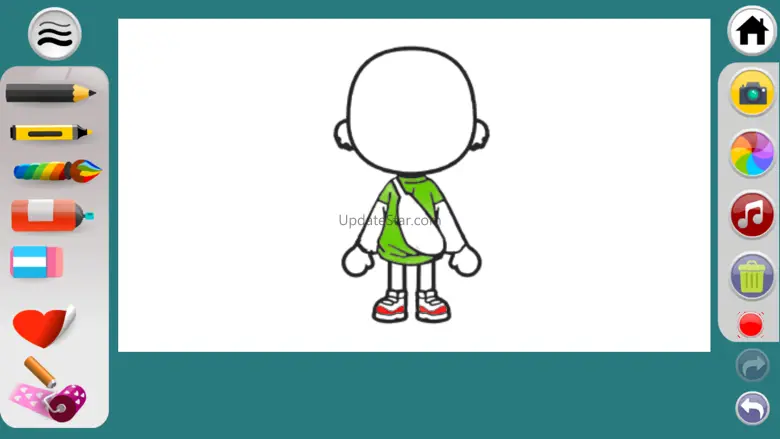 Glitter Toca Outfits Coloring 1.0