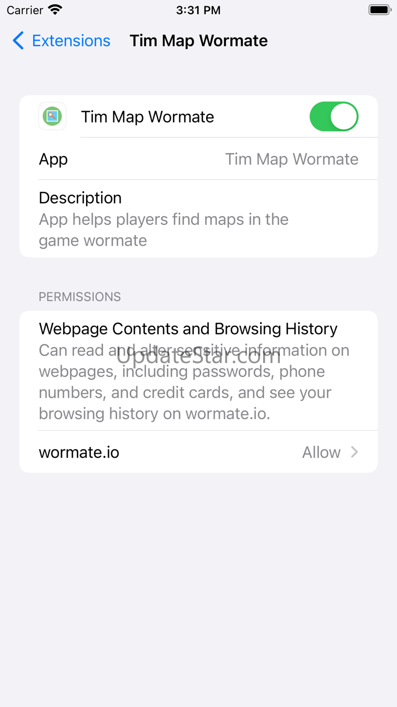 Tim Map Wormate 1.0