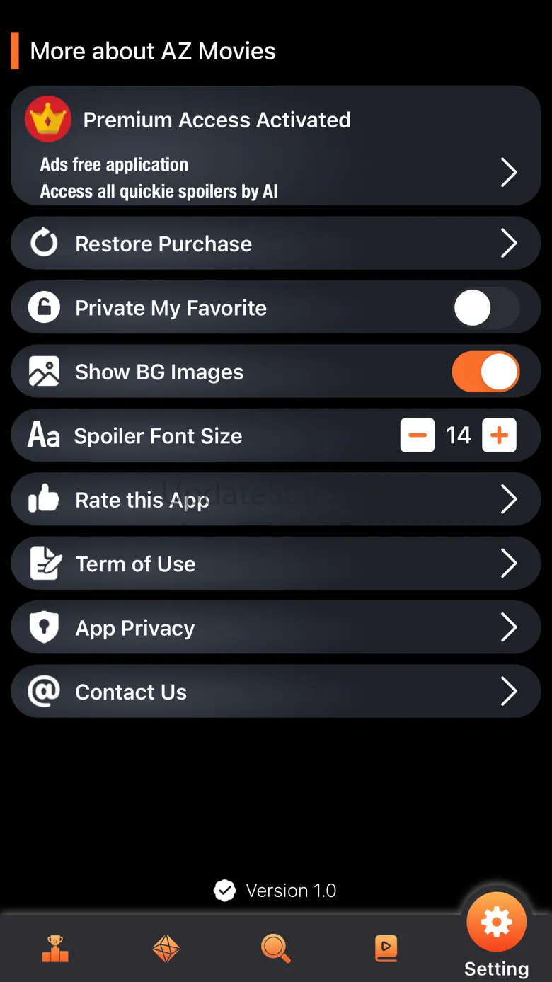 AZMovies - Movies & TV Stories 2.0