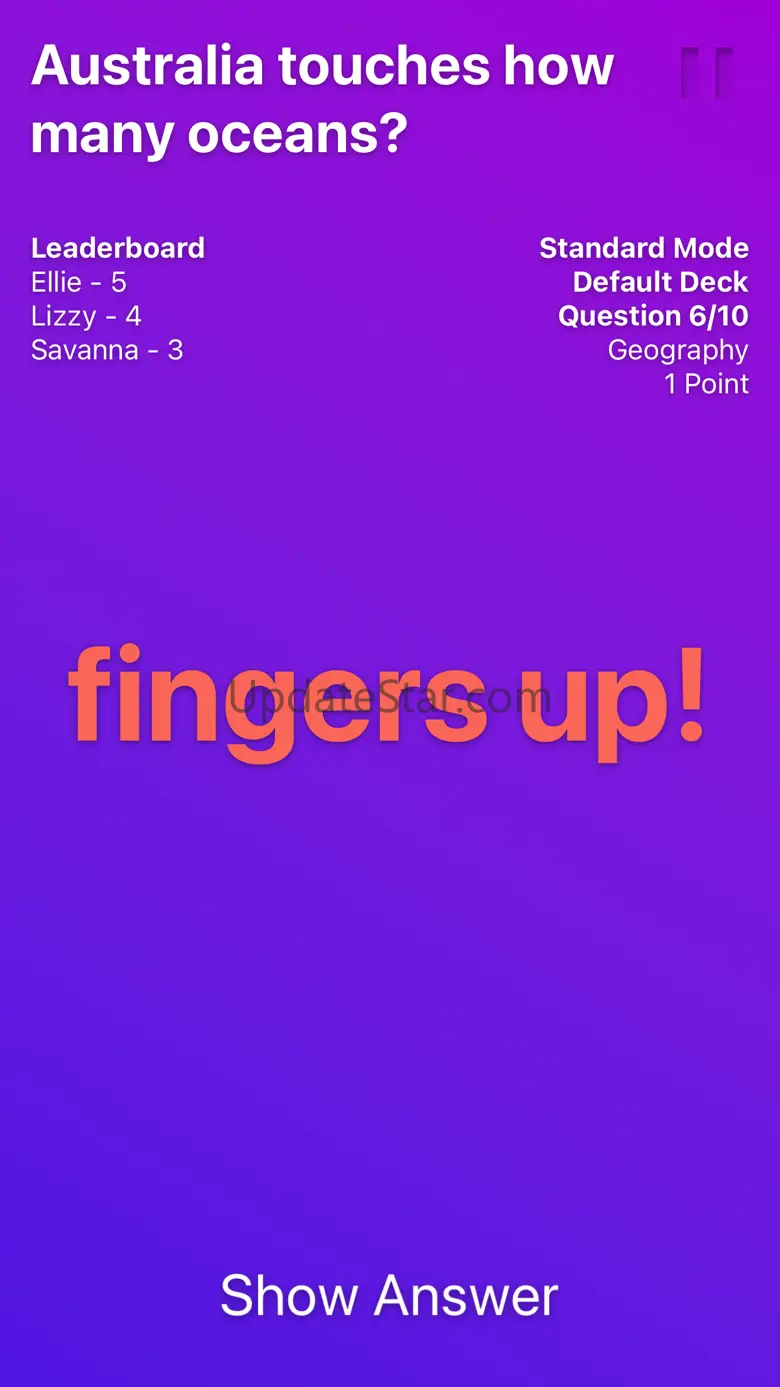 Fingers Trivia 1.1.1