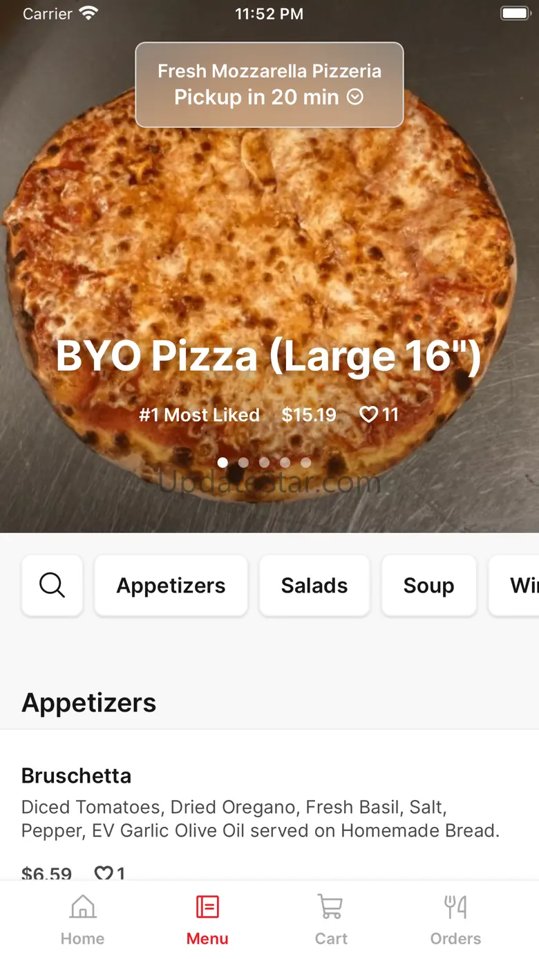 Fresh Mozzarella Pizzeria 32.0.0