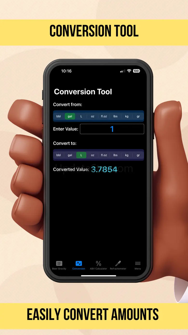 ABV Calculator Gravity & Plato 2.0.7