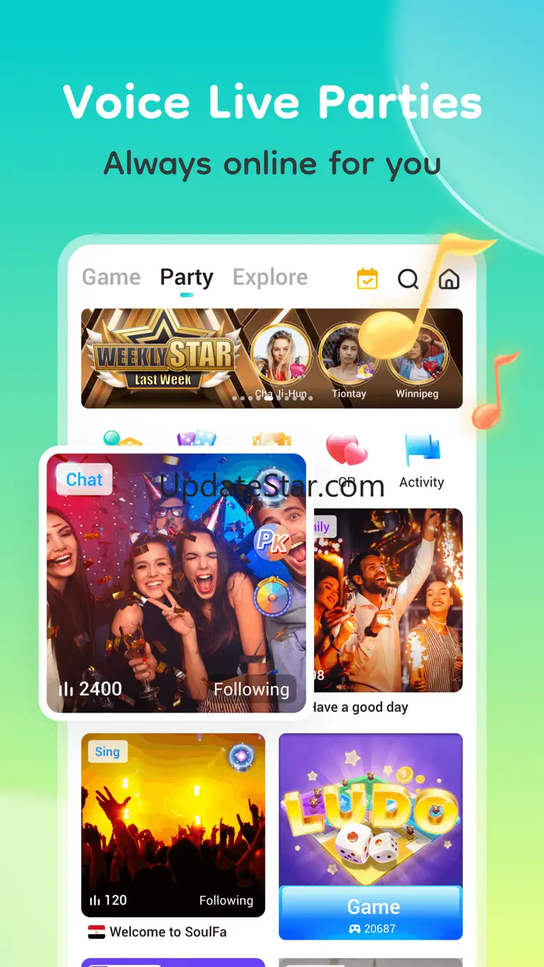 SoulFa-Group Voice Chat Rooms V4.4.0